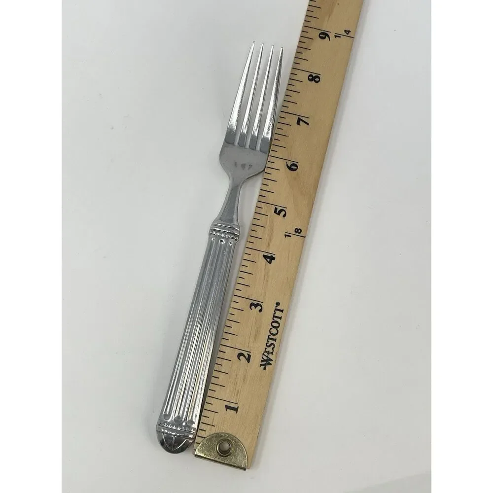 JC PENNEY COLONNADE Stainless Glossy Dinner Place Forks 8.25